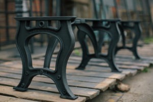 Скамейка чугунная «Индастриал»