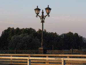 Ограждение моста через реку Коломенка. г.Коломна
