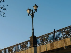Ограждение моста через реку Коломенка. г.Коломна