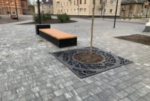 Приствольная решетка квадратная «Электросталь»